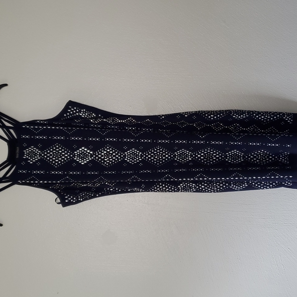 White House Black Market   Navy Dress